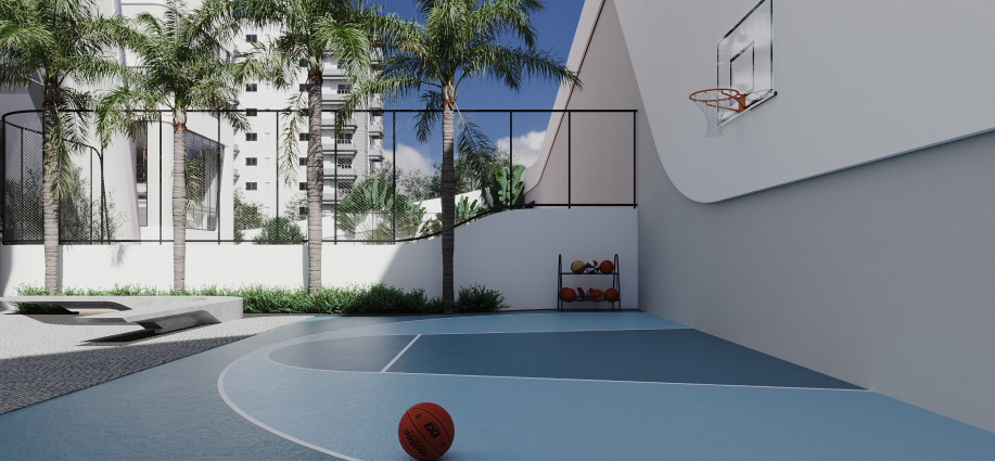 Foto da área comum Quadra de Basquete